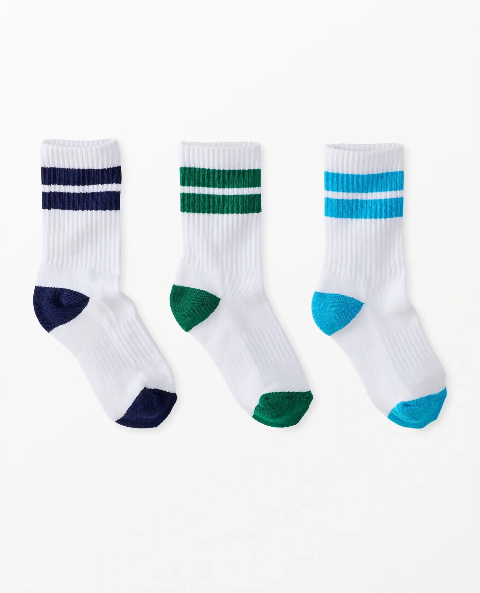 3-Pack Crew Socks Hanna White