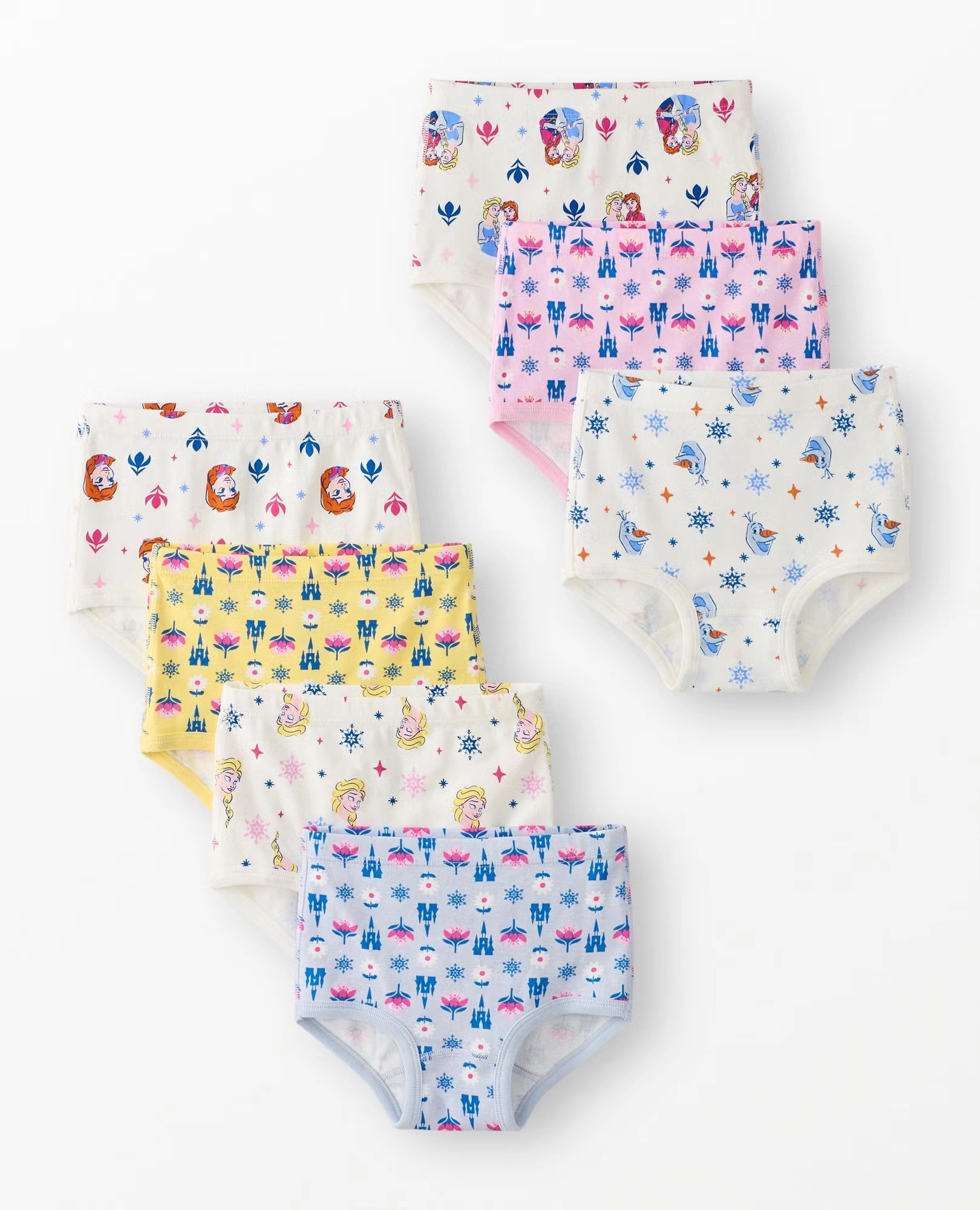 7-Pack Disney Frozen 2 Organic Cotton Classic Underwear Spring Frozen Unders 7pk