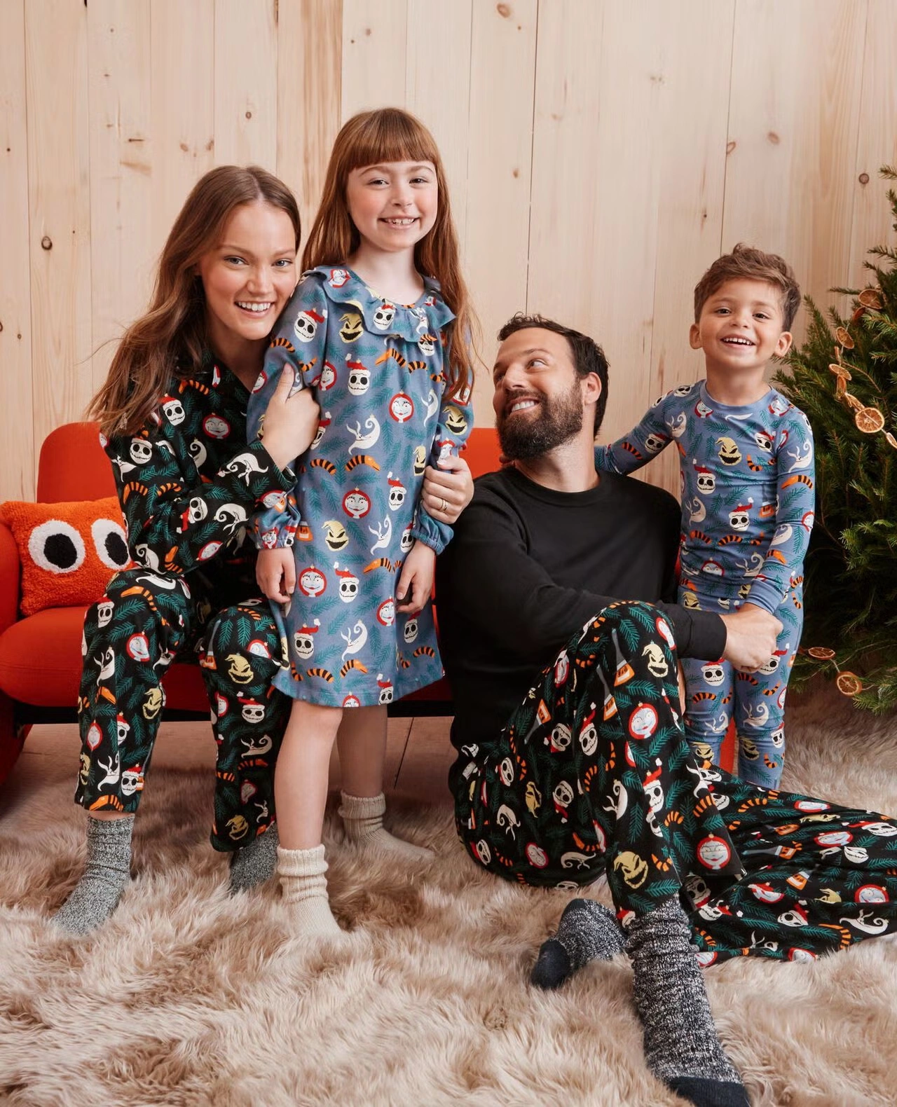 Adult Long John Pajama Top Black