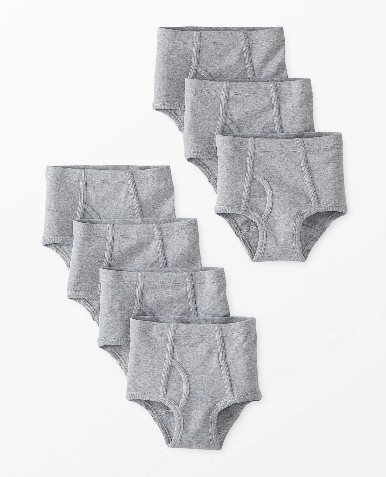 7-Pack Organic Cotton Classic Briefs Heather Grey