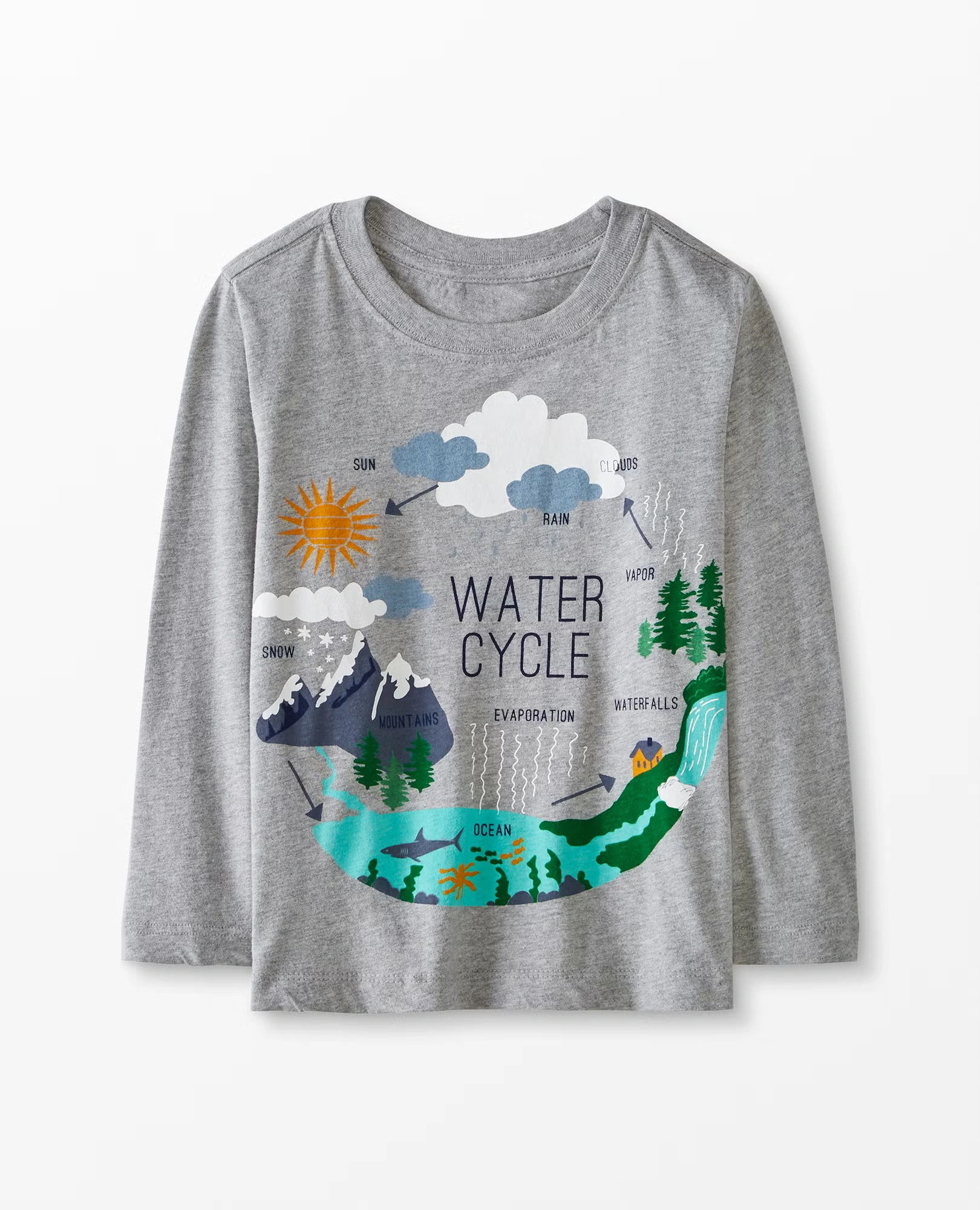 Long Sleeve Relaxed Fit Graphic T-Shirt Rainbow Goal