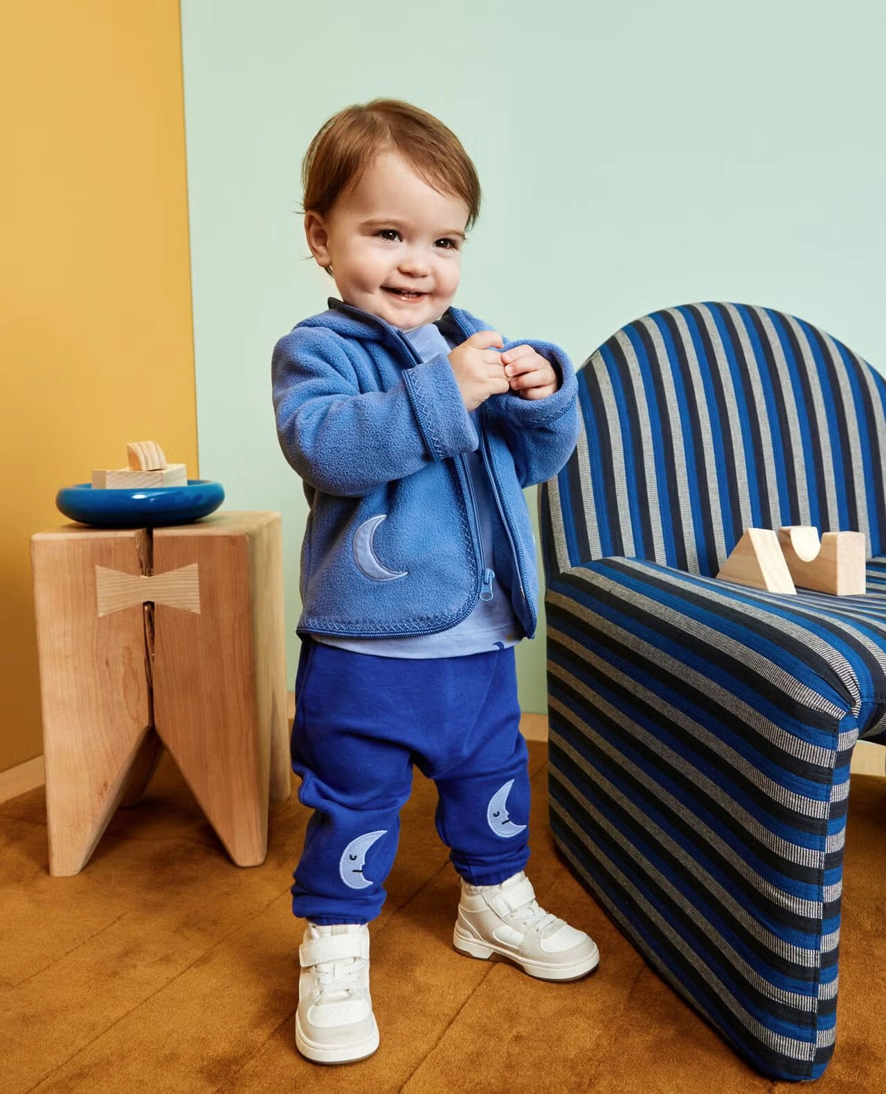 Baby Fleece Jacket Dutch Blue