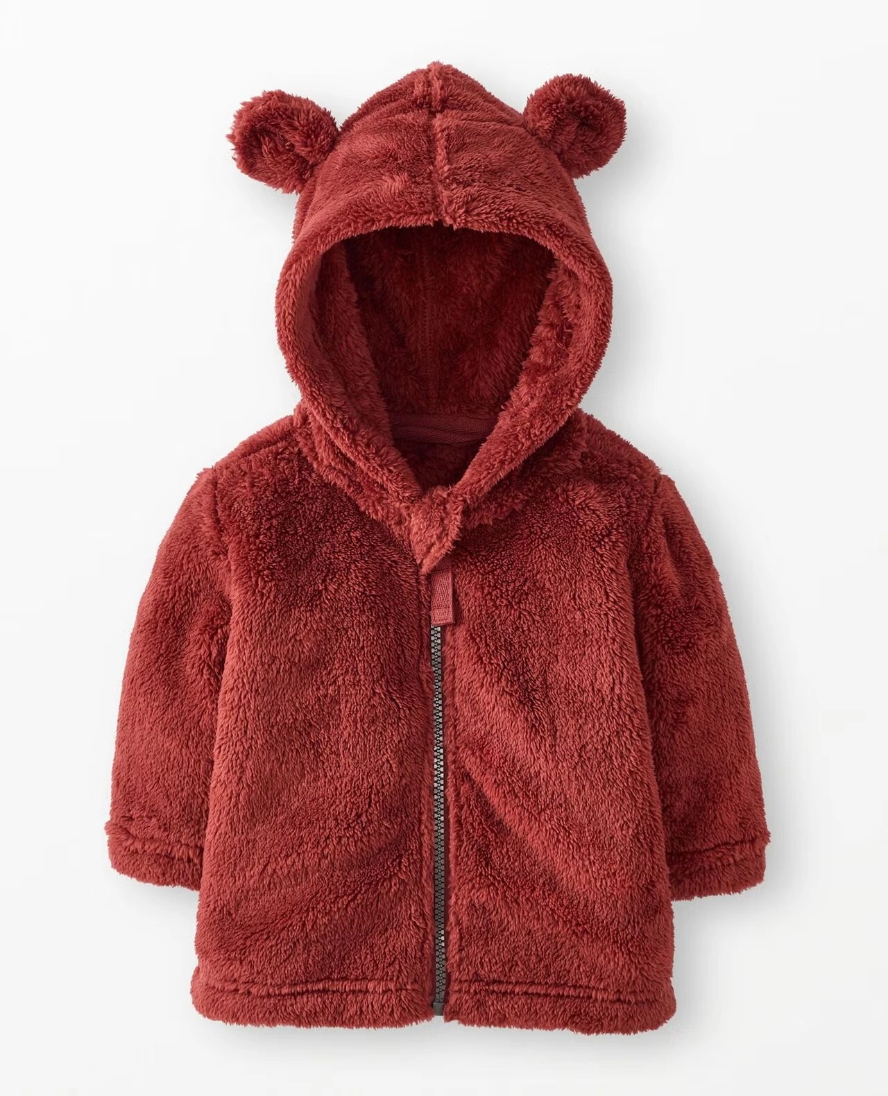 Baby Marshmallow Fleece Jacket Madder Brown