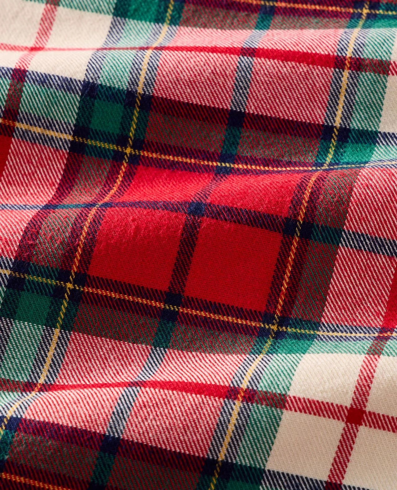Adult Holiday Long John Pajama Pants Red Holiday Plaid