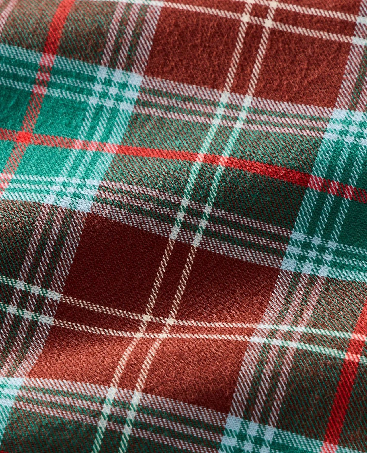 Adult Holiday Long John Pajama Pants Harvest Plaid