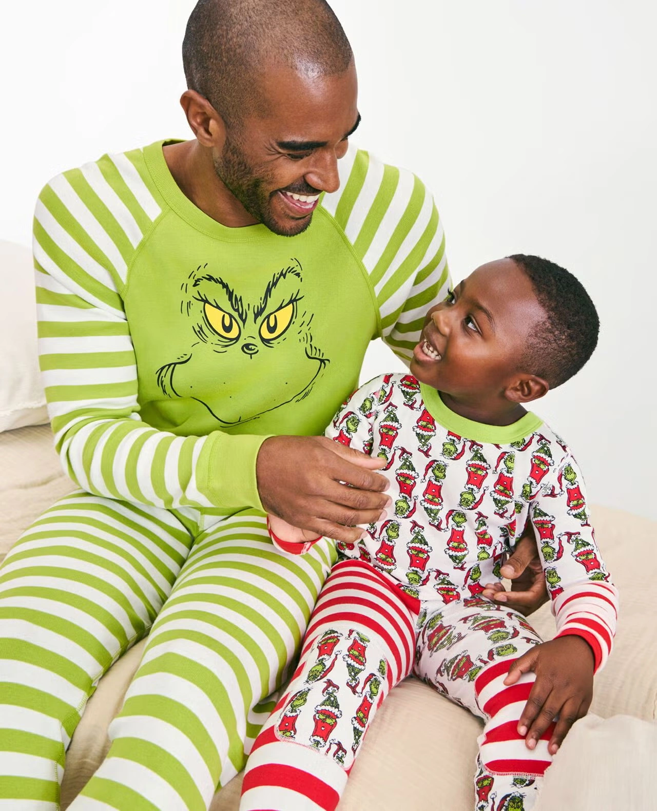 Adult Dr. Seuss Grinch Long John Pajama Pants Grinch