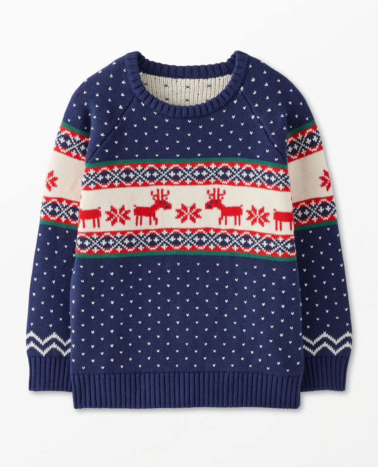 Holiday Sweater Dear Deer on Navy