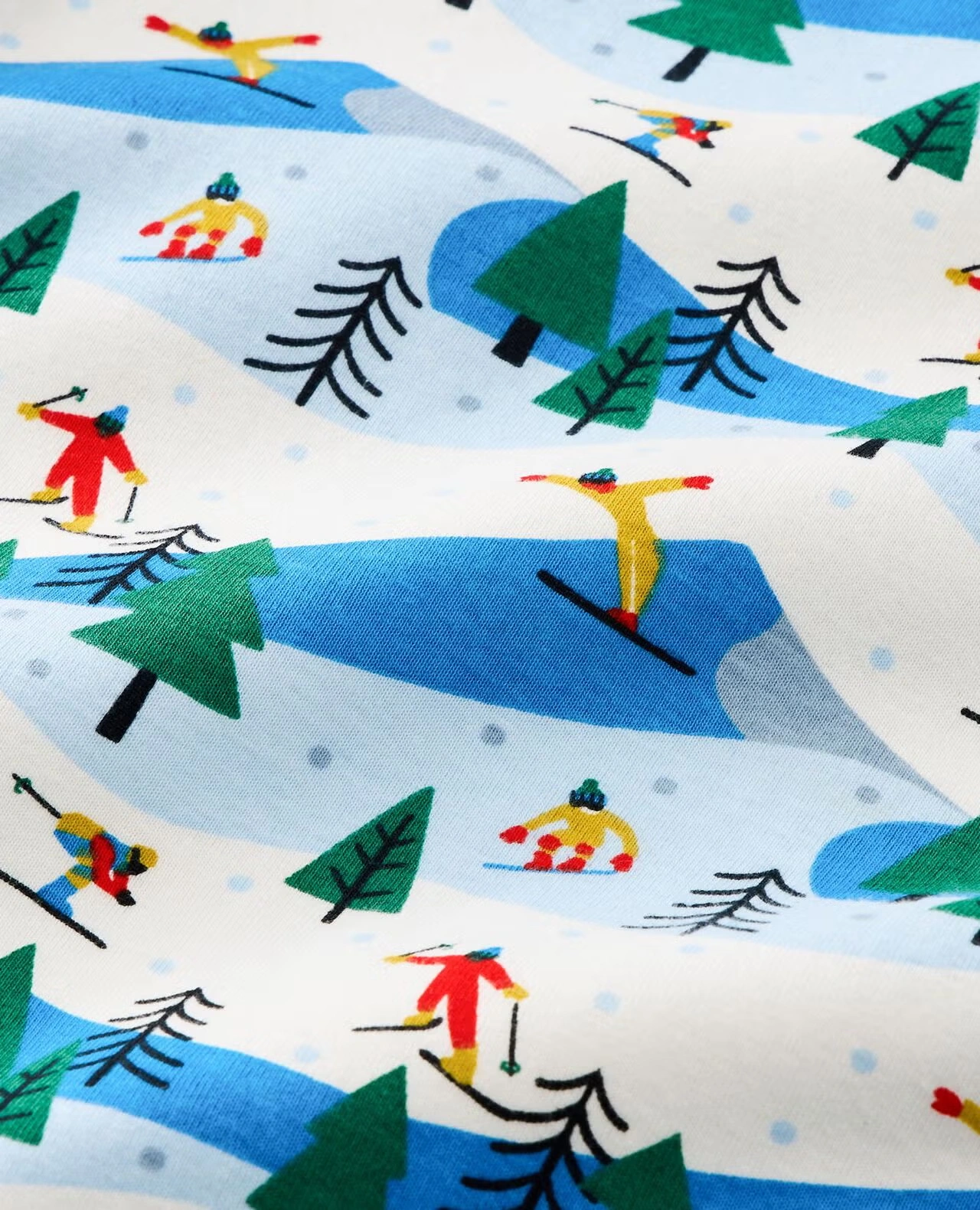 Holiday Dog Pajamas Ski Slope