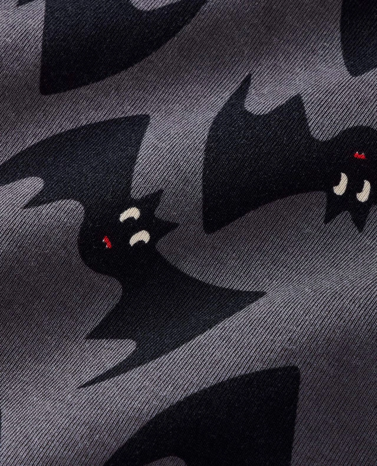 Halloween HannaJams™ Pajama Set Batty on Granite Grey