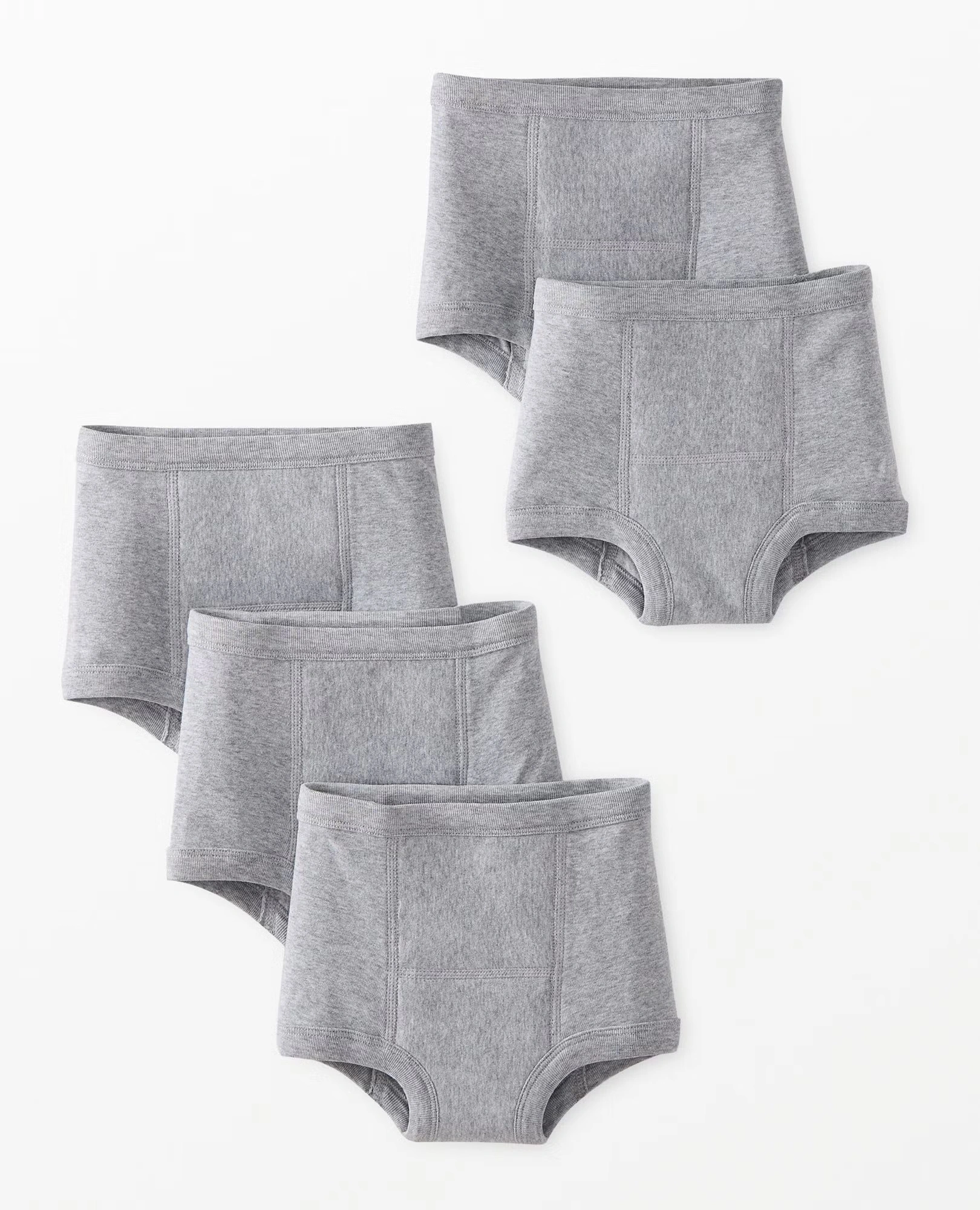 5-Pack Organic Cotton Training Underwear Kids Solid 5PK