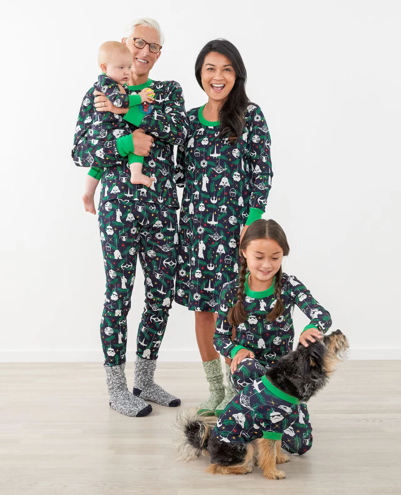 Adult Unisex Star Wars™ Long John Pajama Top Star Wars Holiday