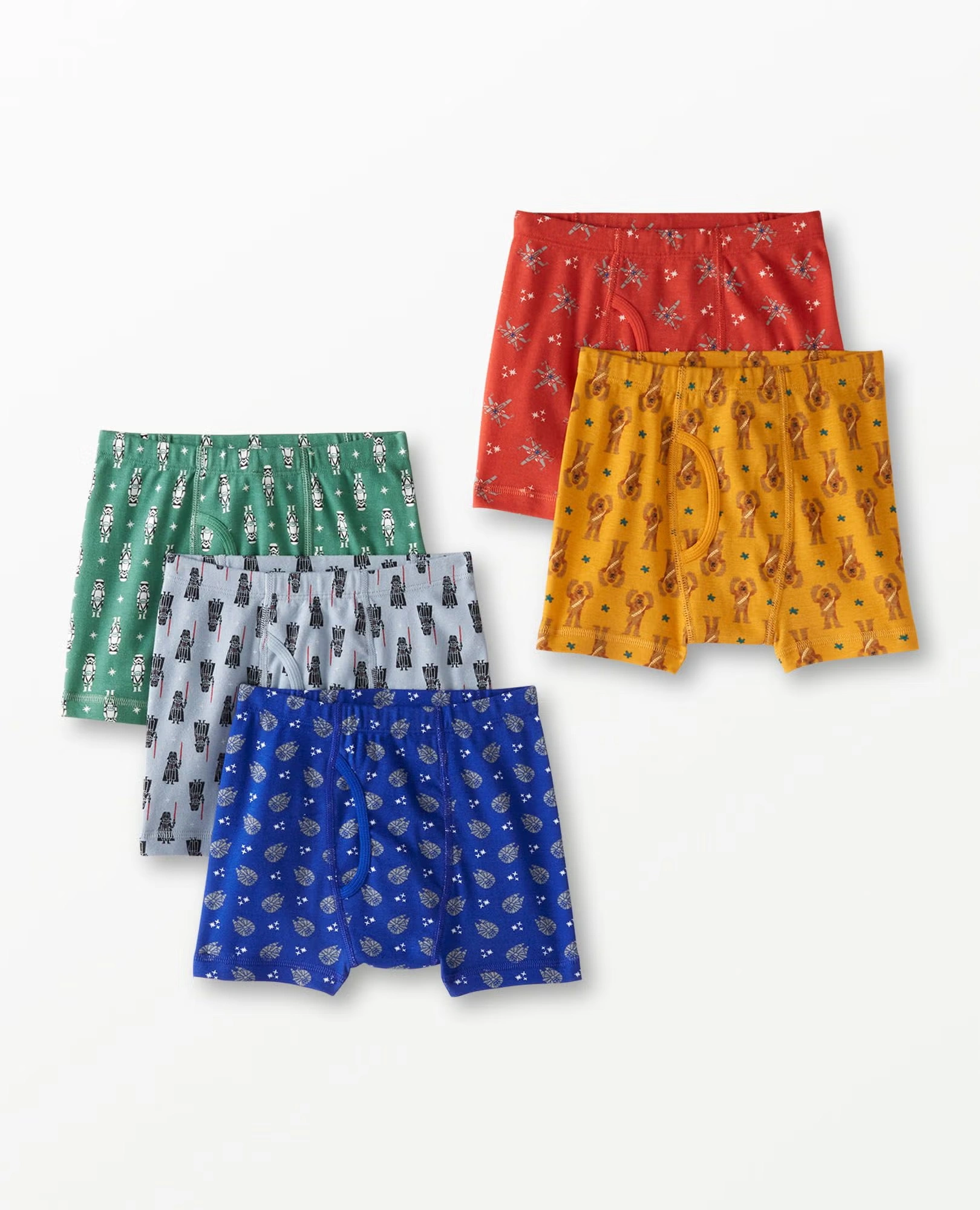 5-Pack STAR WARS™ Organic Cotton Boxer Briefs Star Wars Unders (5 pack)
