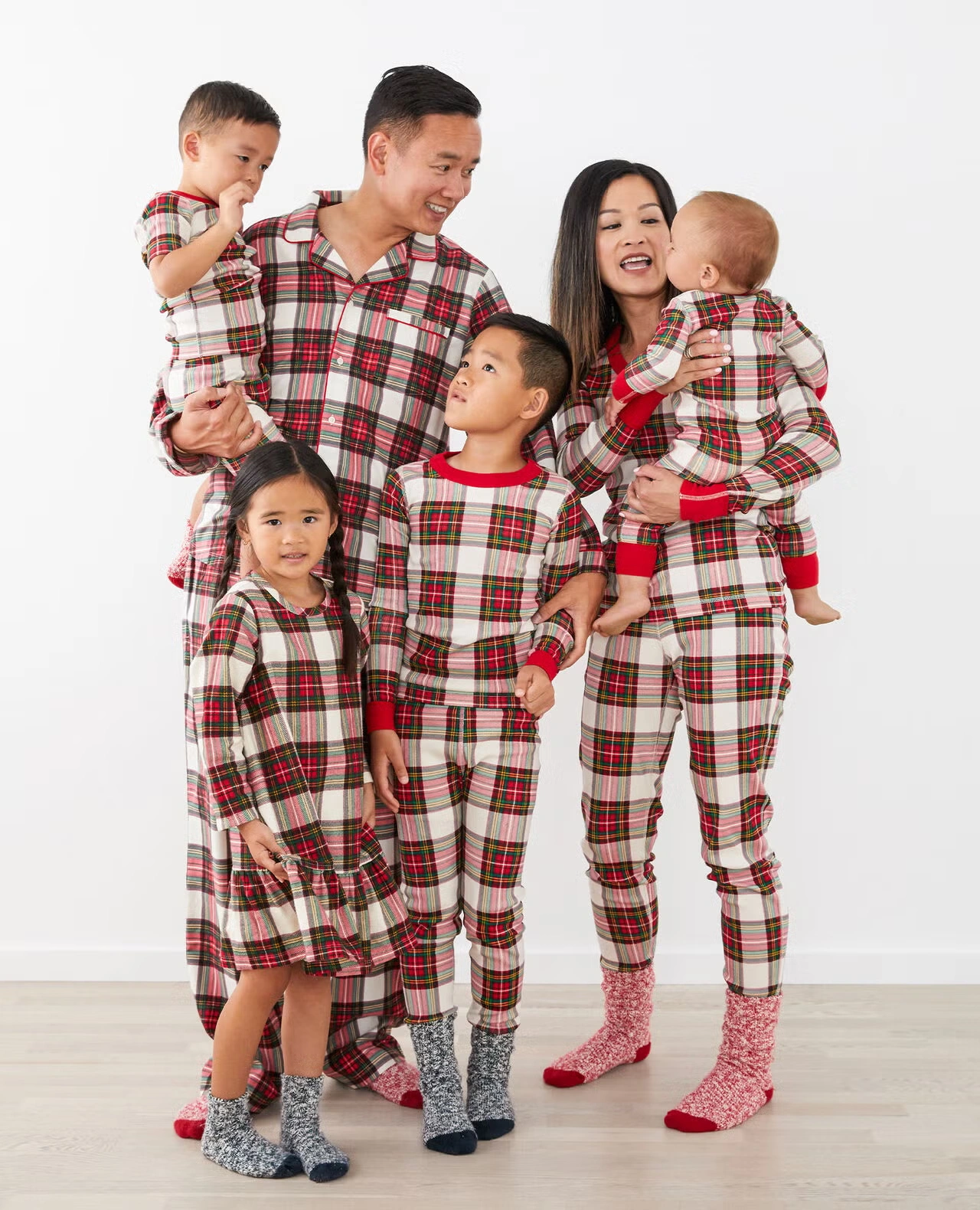 Women's Holiday Long John Pajama Pants Family Holiday Plaid