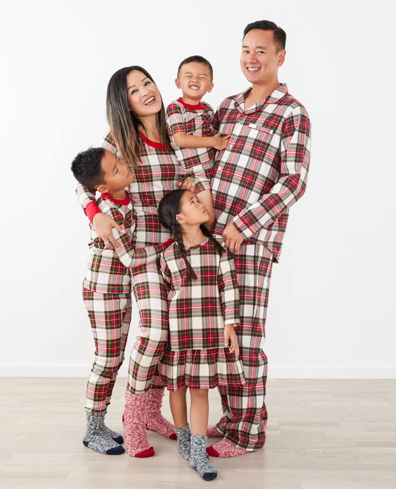 Women's Holiday Long John Pajama Pants Family Holiday Plaid