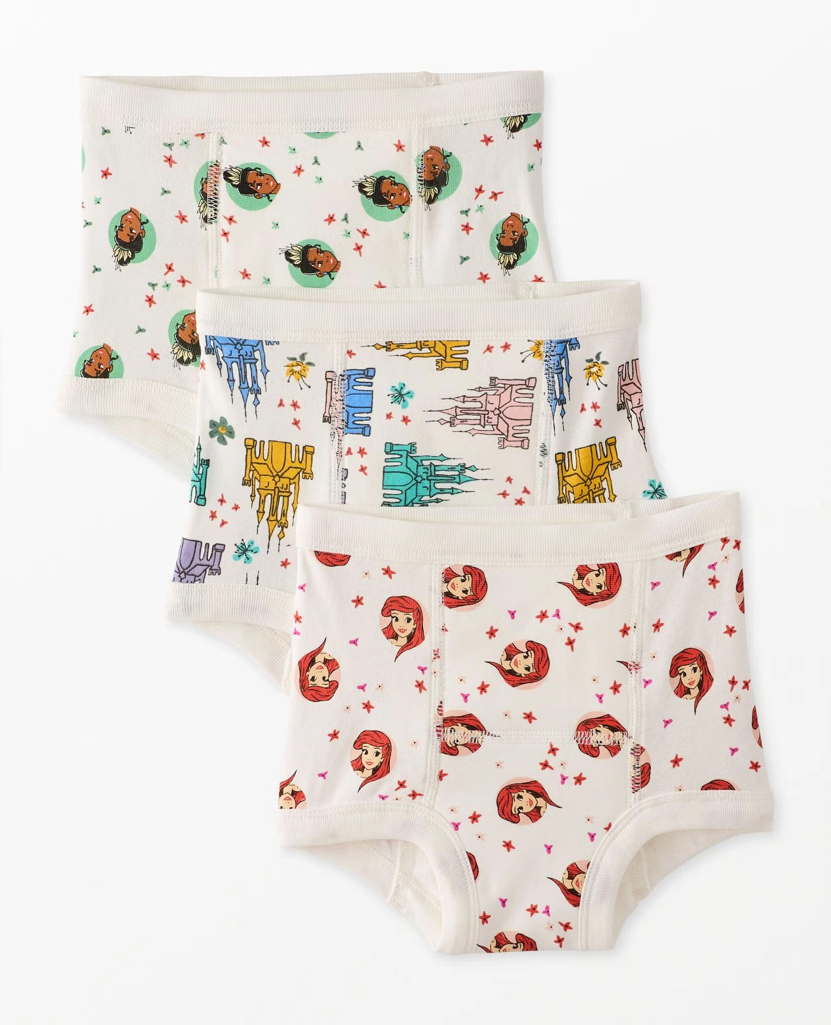 3-Pack Disney Princess Organic Cotton Training Underwear Multi-Princess Unders 3pk