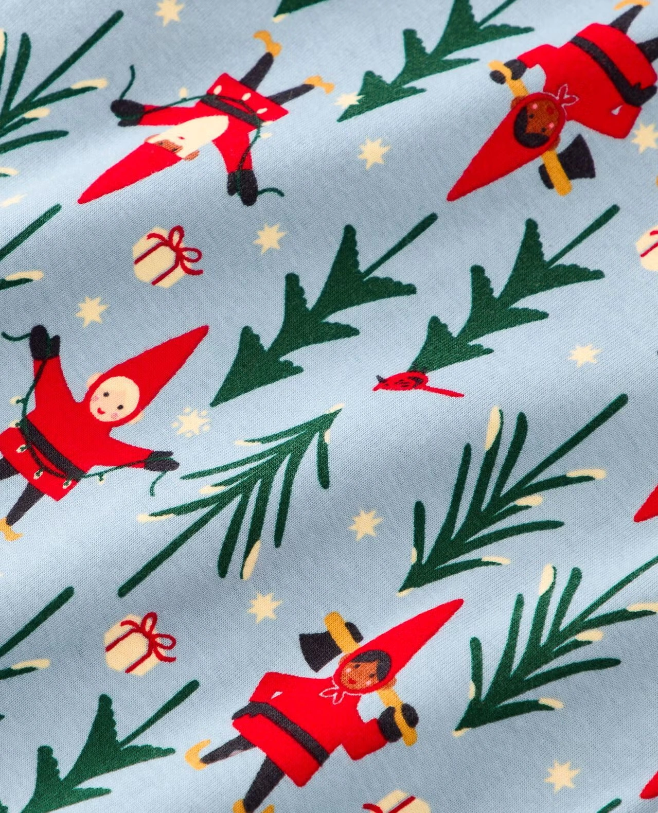 Adult Holiday Long John Pajama Top Holiday Harvest