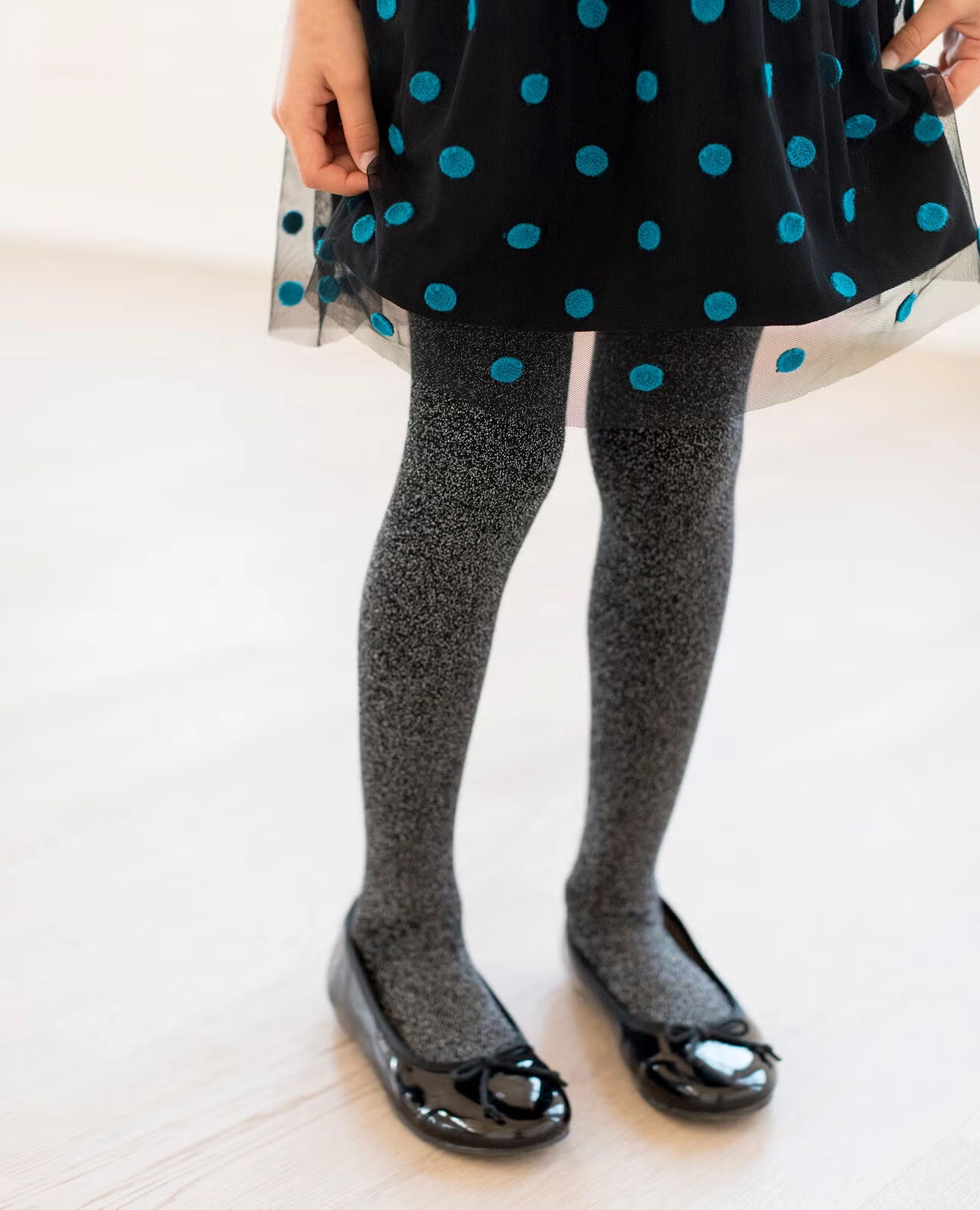 Shimmer Tights Black