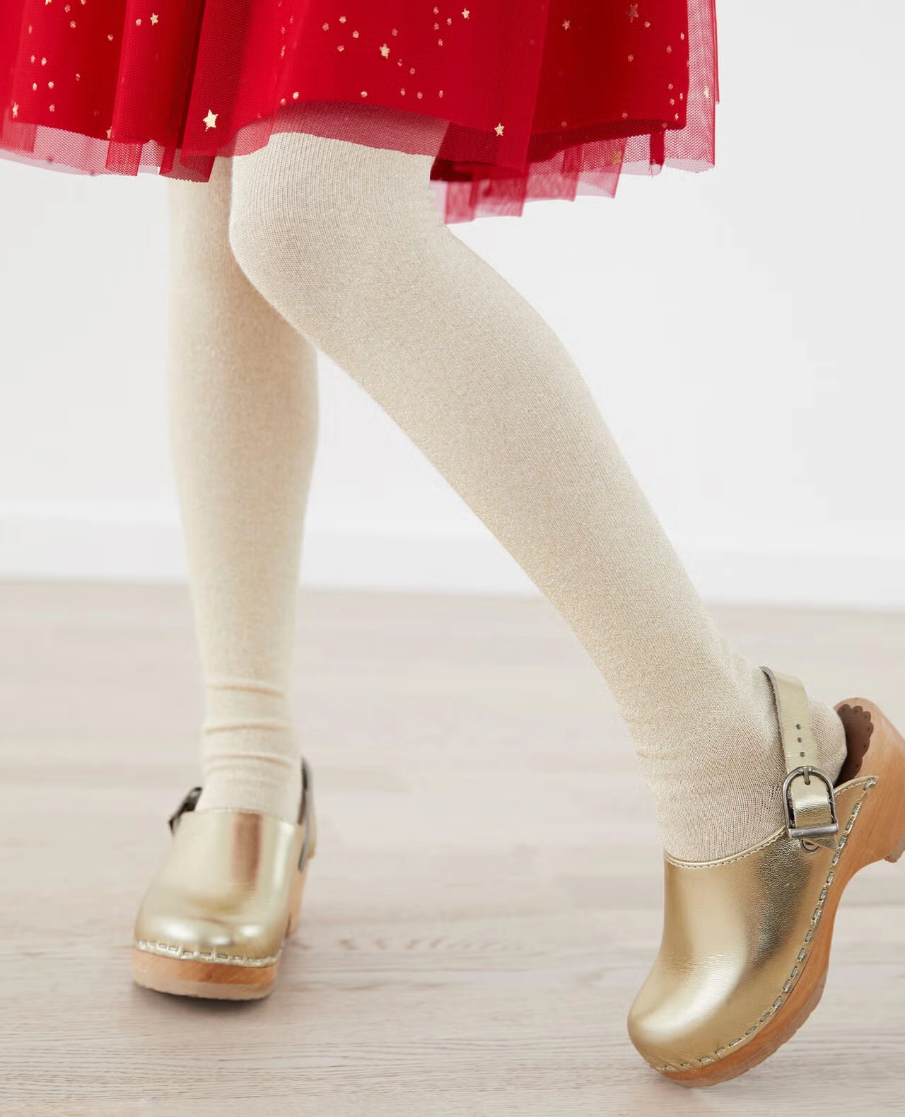 Shimmer Tights Gold