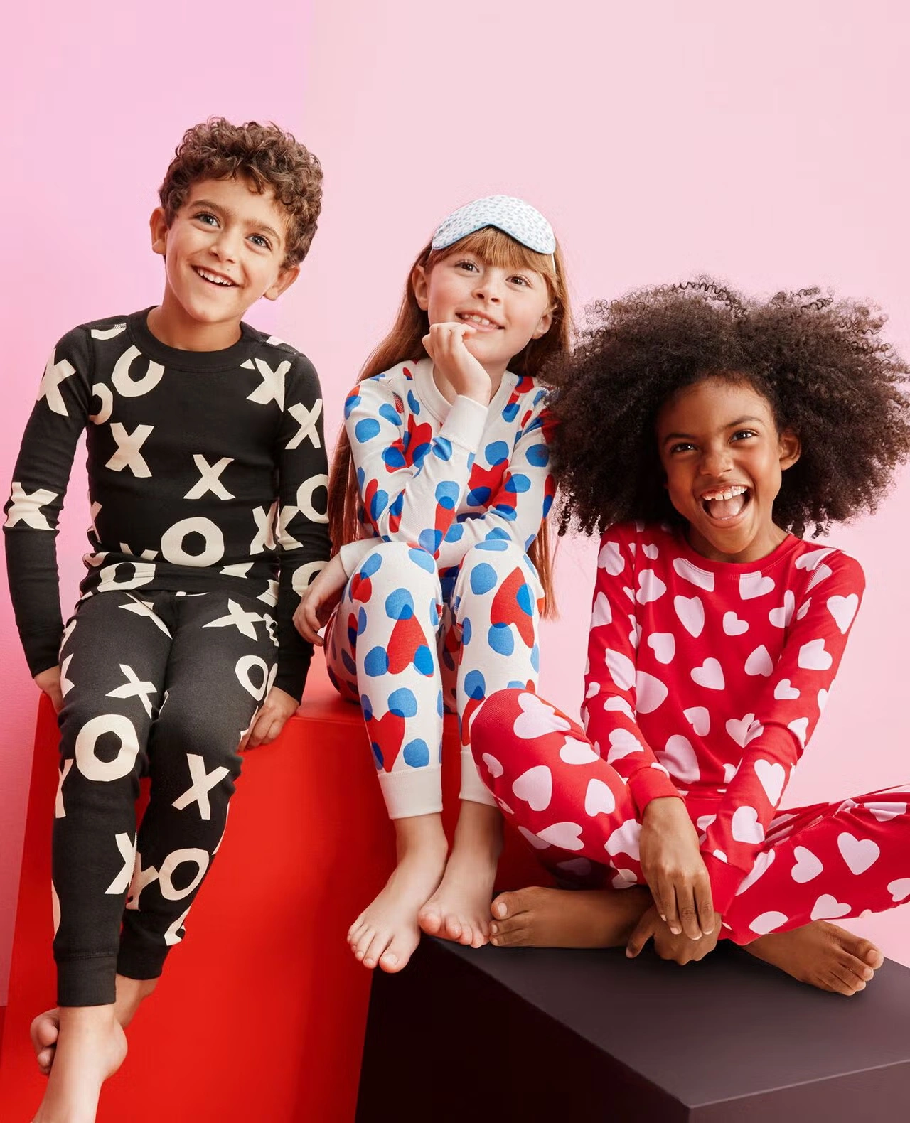Valentine's HannaJams™ Pajama Set Polka Dot Hearts