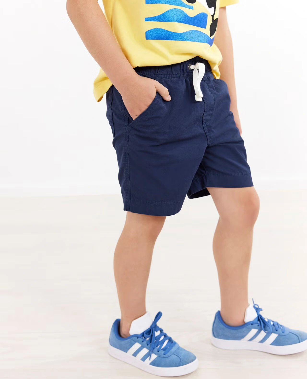 Canvas Shorts Navy Blue