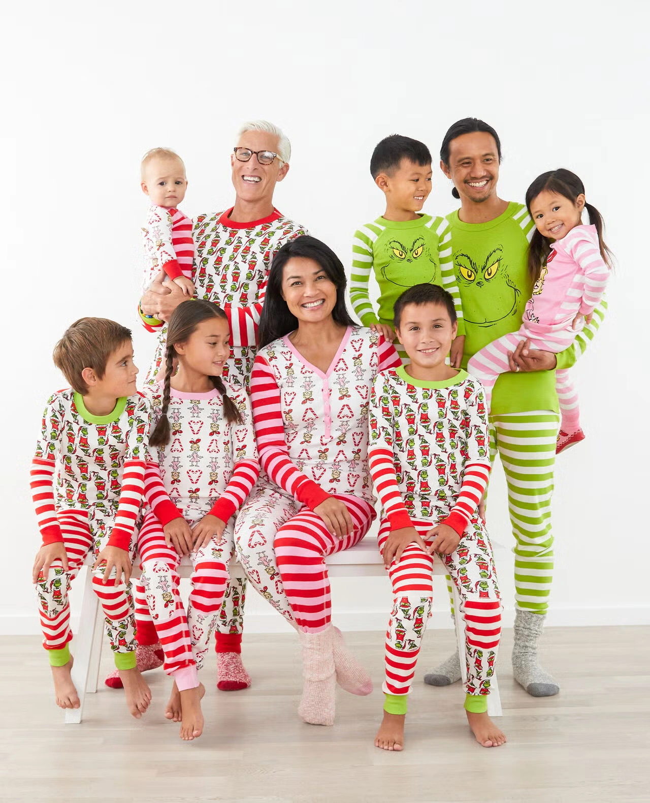 Women's Dr. Seuss Grinch Pajama Pants Cindy Lou Who Candy Cane