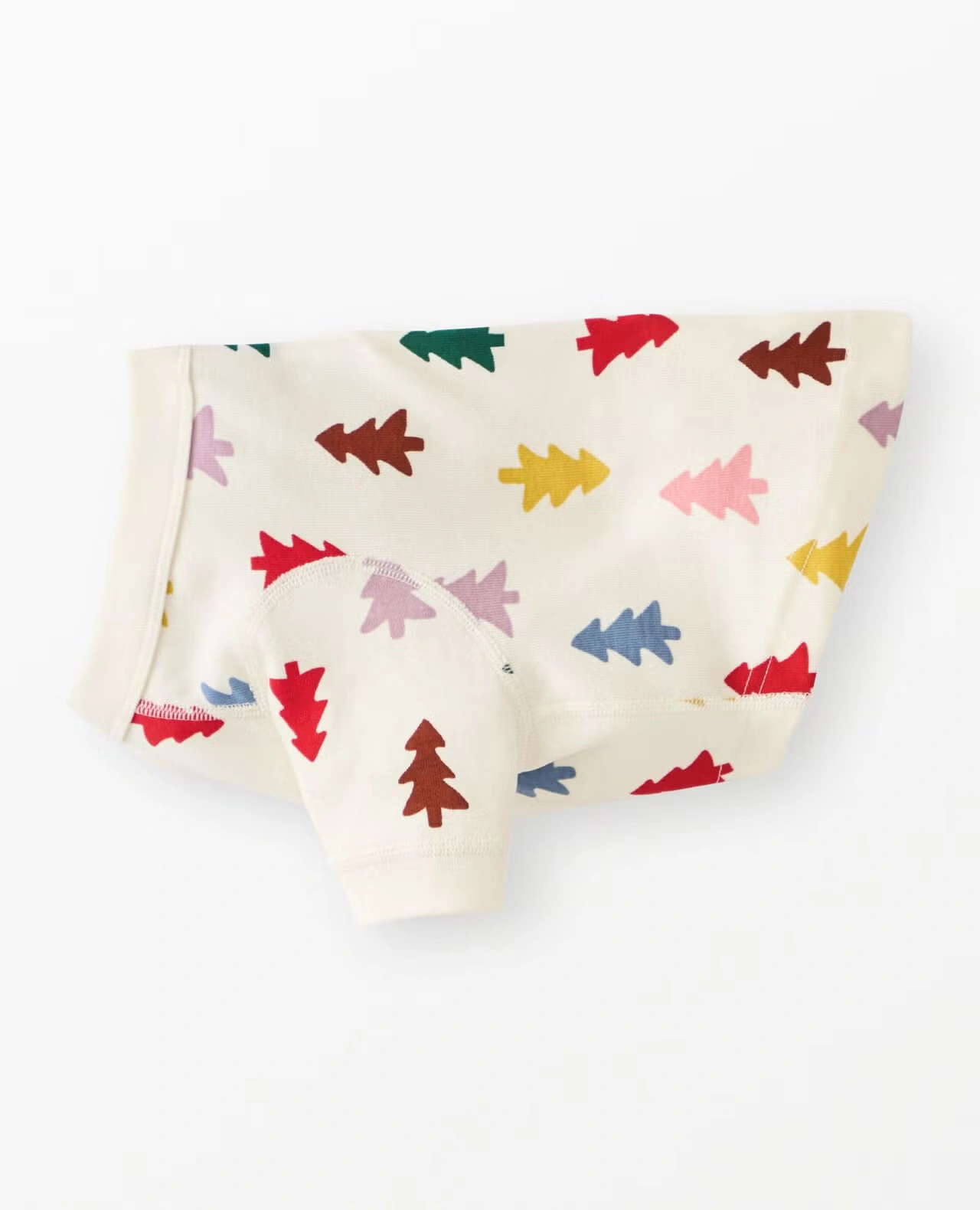 Holiday Dog Pajamas Festive Forest on Ecru