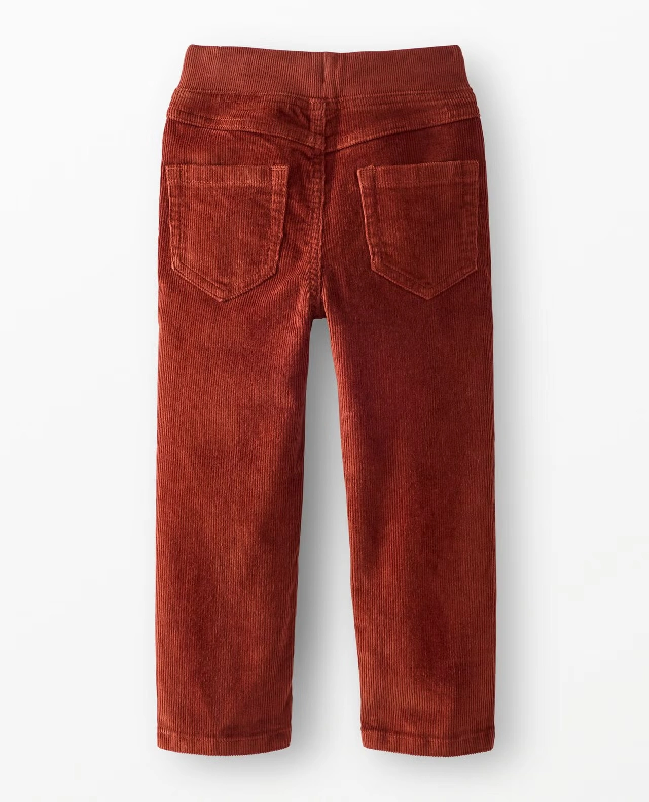Pull-On Slim Corduroy Pants Cocoa Brown