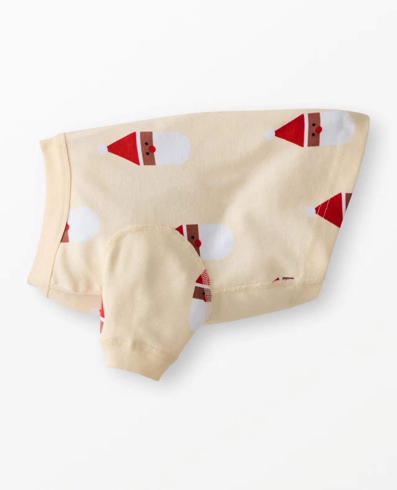 Holiday Dog Pajamas Scandi Santa on Almond Oil