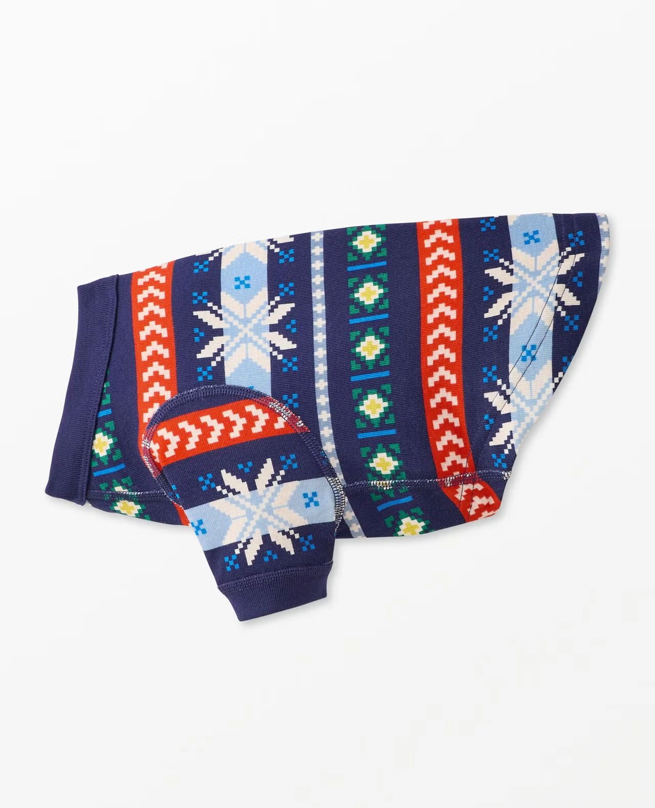 Holiday Dog Pajamas Scandi Snowflake Fairisle