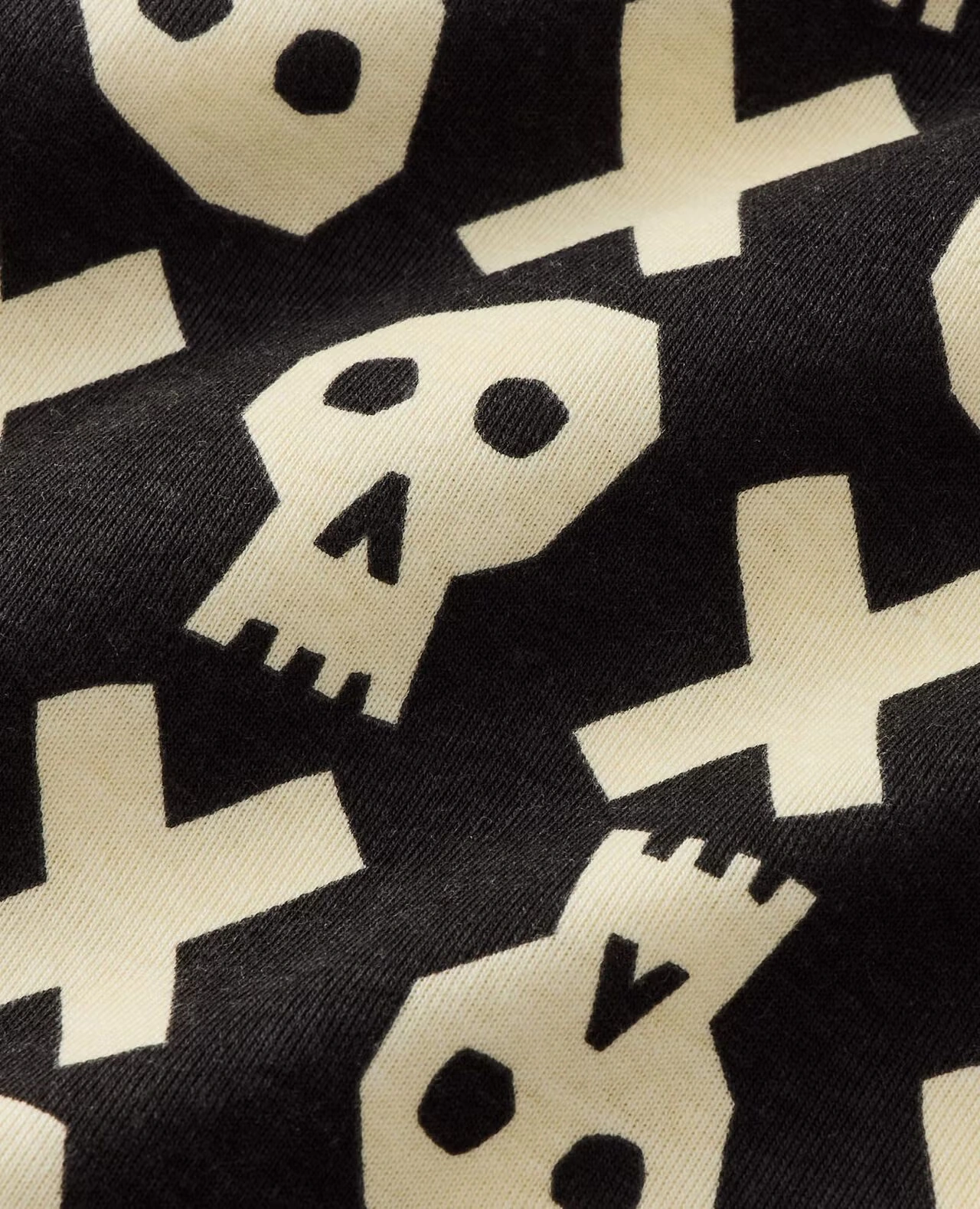 Halloween HannaJams™ Pajama Set Skulls on Black