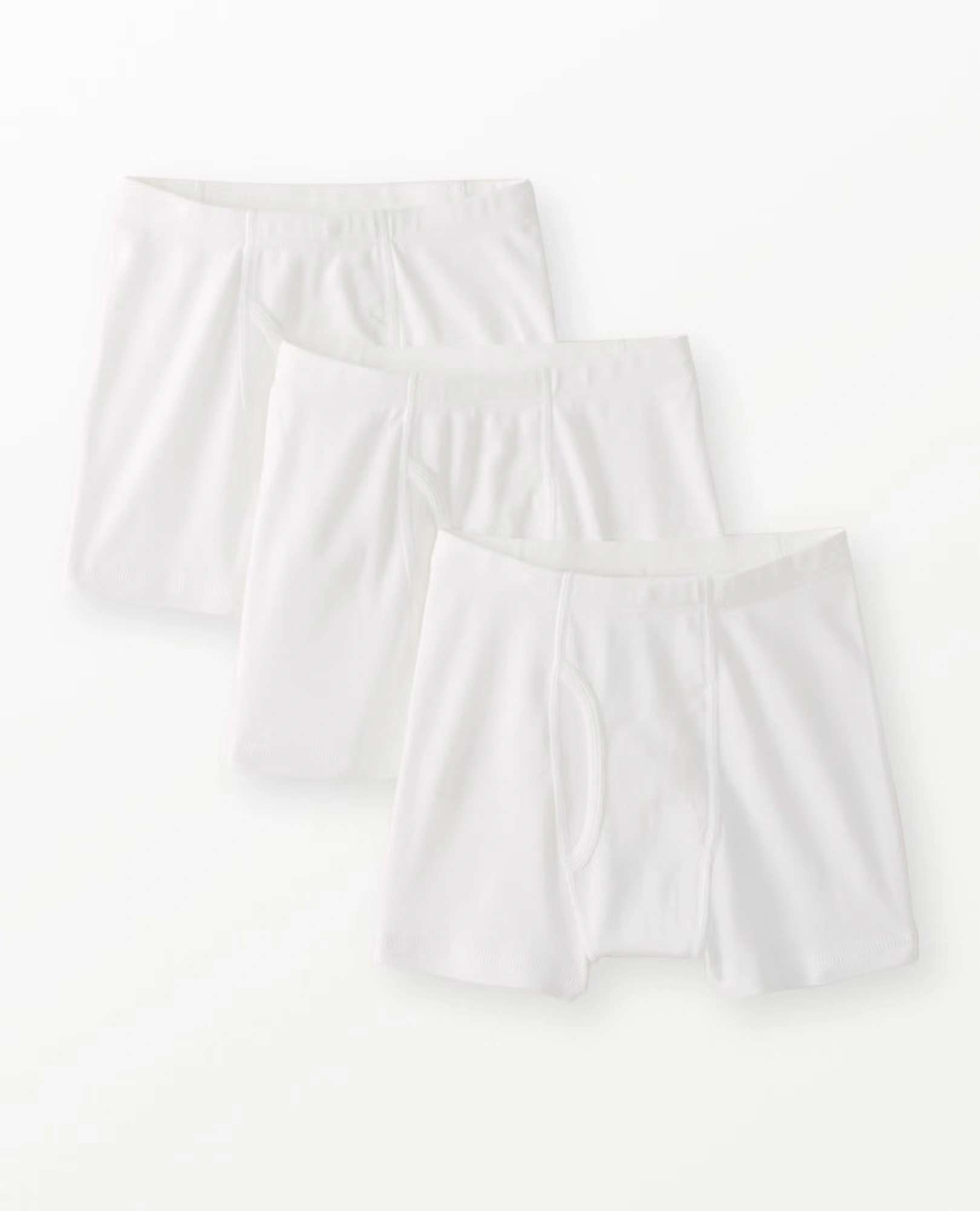 3-Pack Organic Cotton Boxer Briefs Boys Solid 3PK