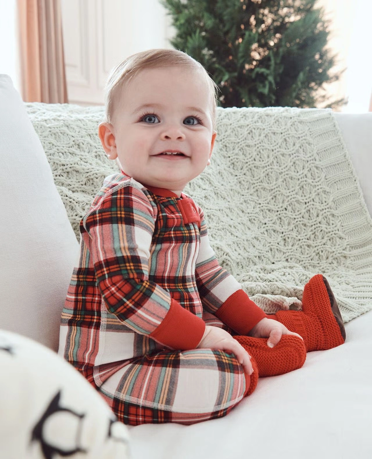 Baby Holiday Zip Sleeper Family Holiday Plaid