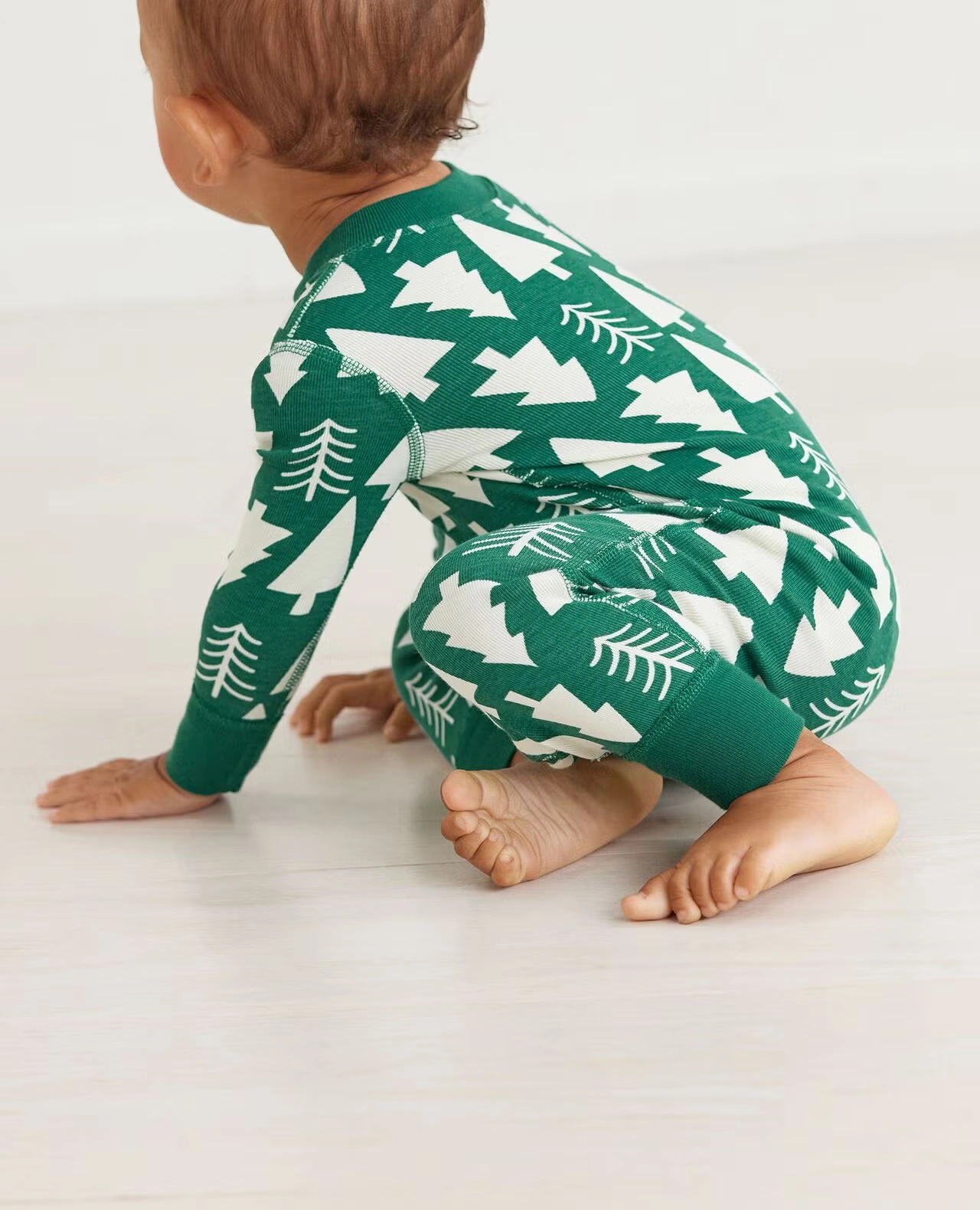 Baby Holiday Zip Sleeper Winter Green