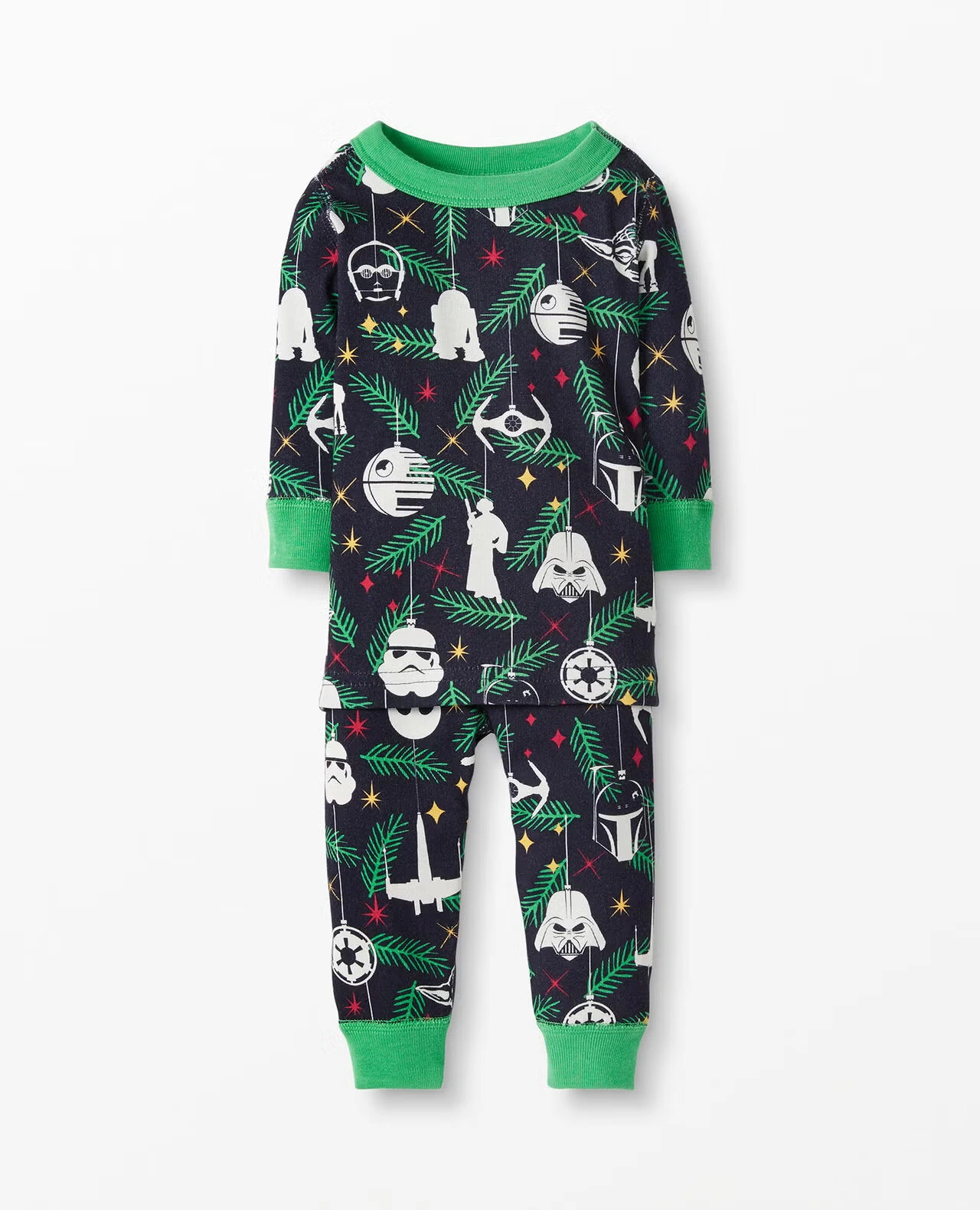Kids STAR WARS™ Holiday Long John Pajama Set Star Wars Holiday