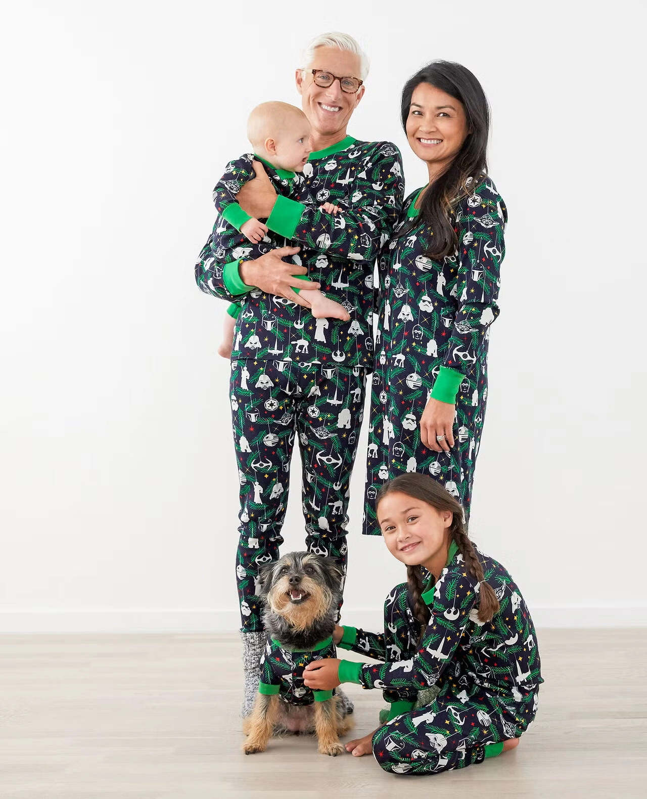 Kids STAR WARS™ Holiday Long John Pajama Set Star Wars Holiday 4 Kids STAR WARS™ Holiday Long John Pajama Set Star Wars Holiday
