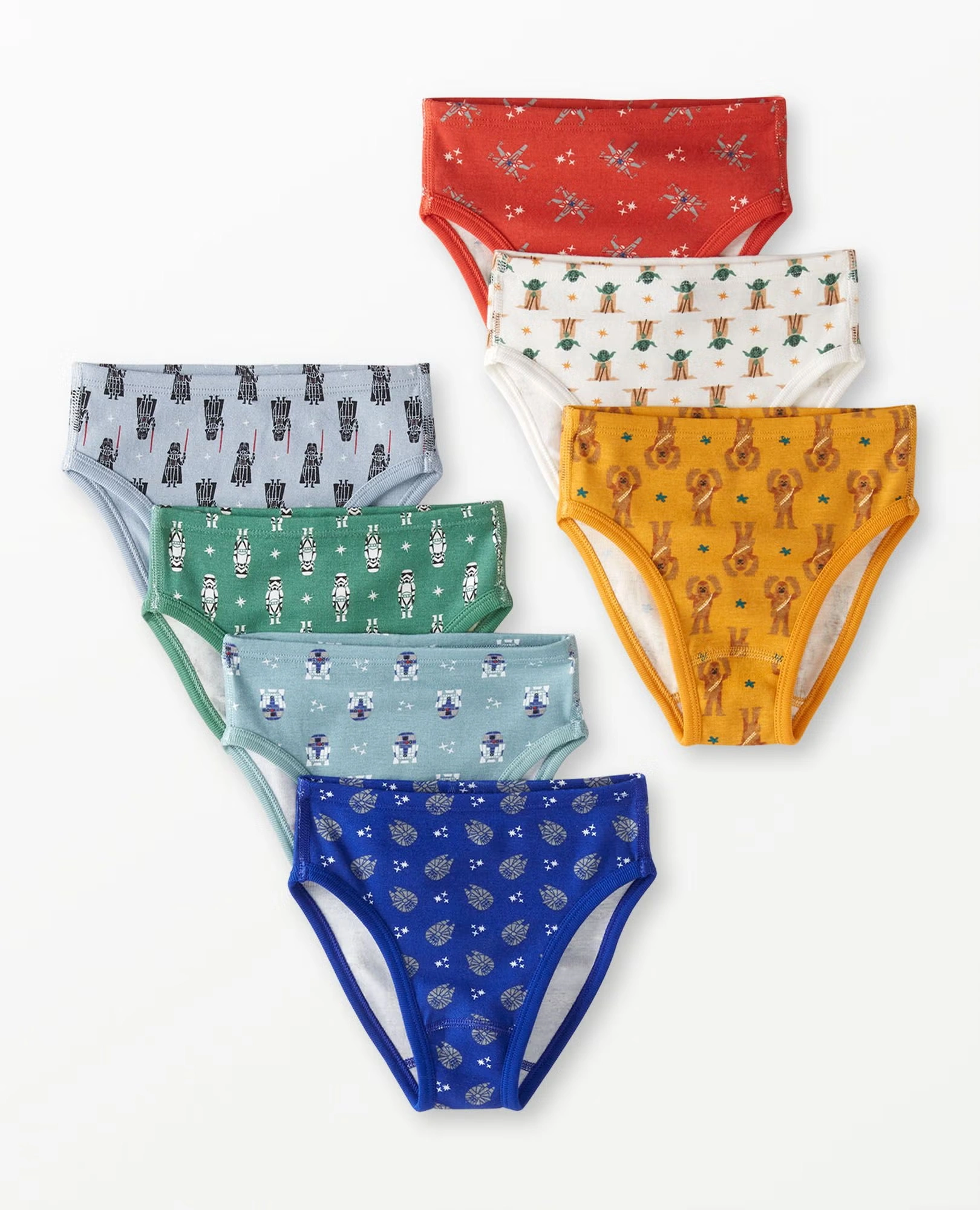 7-Pack STAR WARS™ Organic Cotton Hipster Underwear Star Wars Unders (7 Pack)