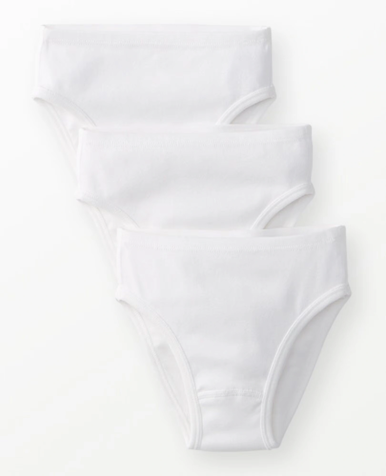 3-Pack Organic Cotton Hipster Underwear Girls Striped 3PK